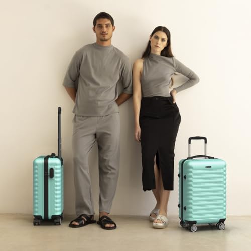 Valise Cabine Ultra Légère Résistante à l'Eau à 4 Roulettes + Serrure à Combinaison | 55x36x19cm (31L) Upfly XS | Bagage