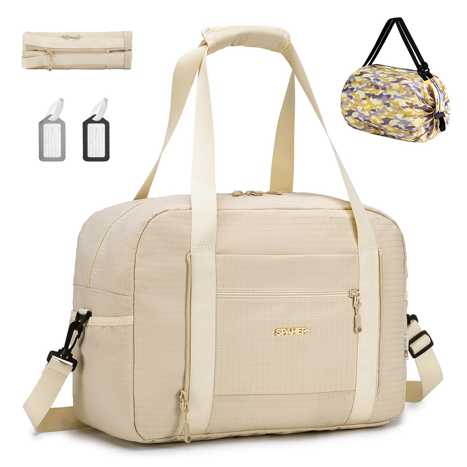 Sac de Voyage Cabine Avion 25L 40x30x20 Imperméable Femme Homme