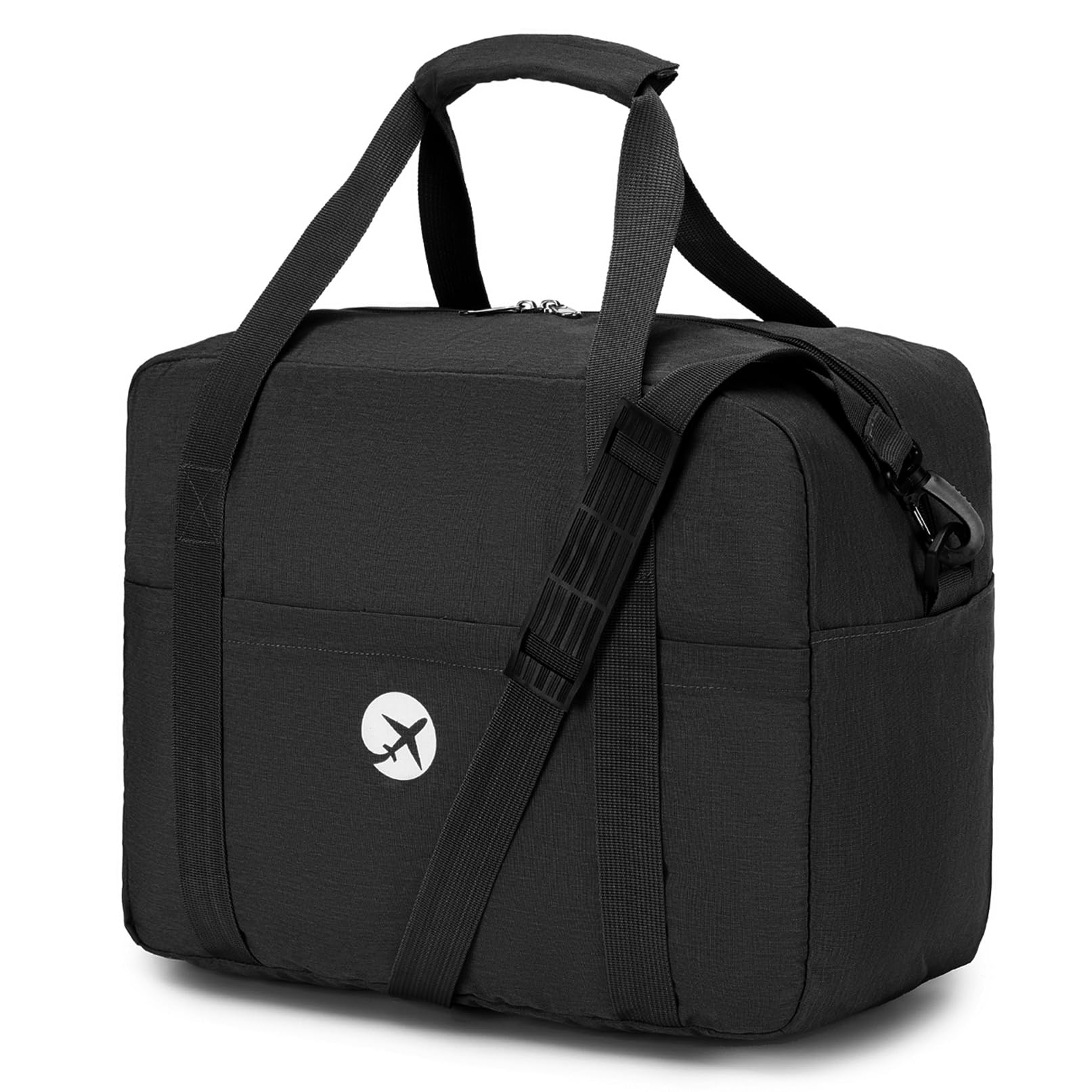 Valise cabine BAGROUPS Wizzair 25L imperméable nylon pour voyage femme hommes noir